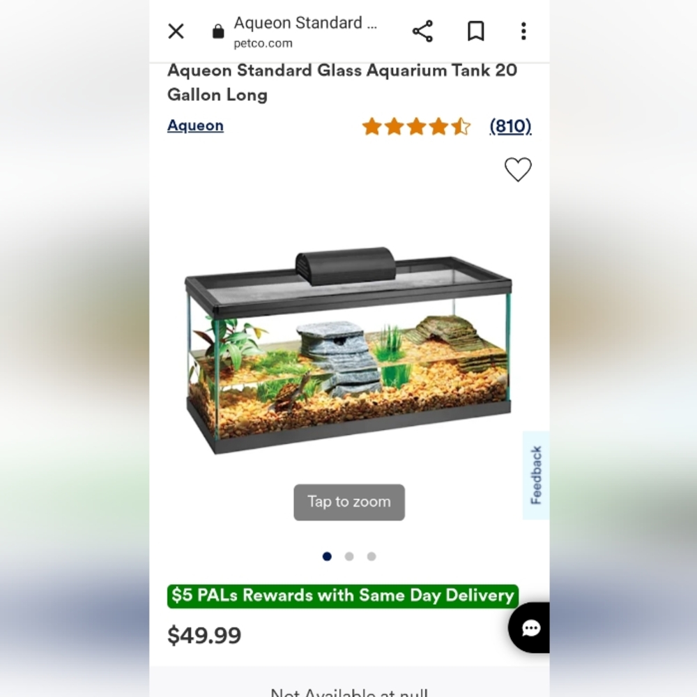 20 Gallon Tank with cover